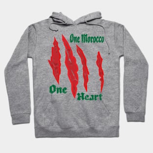 Marocain Proud One Heart One Morocco Hoodie